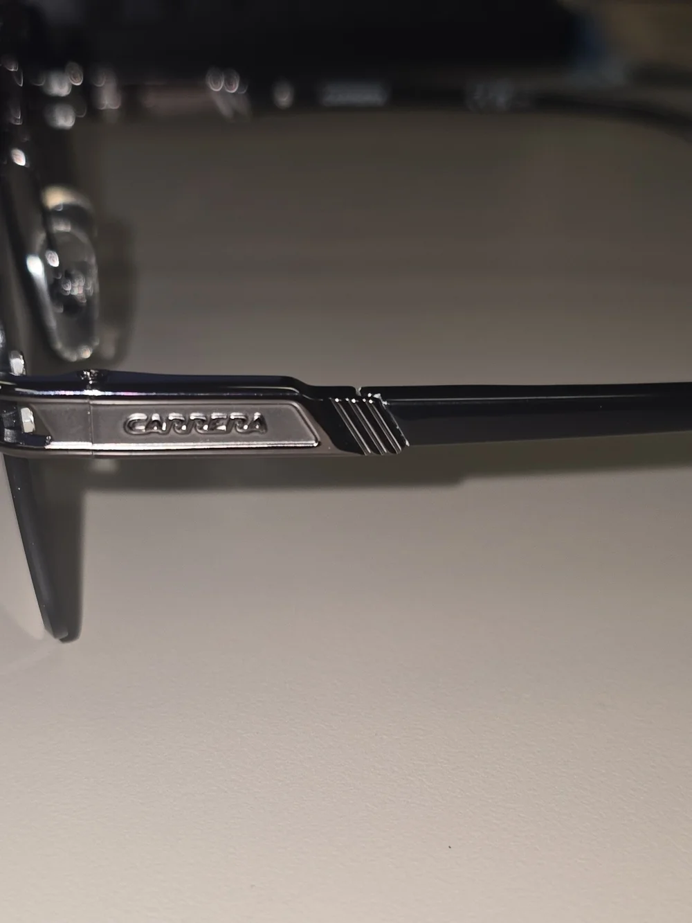 NEW Carrera 1054/S V81IR Rimless Sunglasses Ruthenium Grey Double Bridge + Case